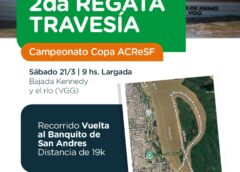 VILLA GOBERNADOR GÁLVEZ VUELVE A SER SEDE DE UNA TRAVESÍA DE REMO A NIVEL REGIONAL