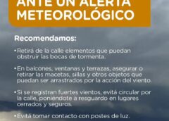 *ALERTA POR TORMENTAS FUERTES EN VGG Y LA REGIÓN*