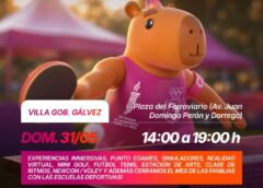 EL FAN FEST ITINERANTE DE LOS JUEGOS SURAMERICANOS SANTA FE 2026 VUELVE A VILLA GOBERNADOR GÁLVEZ