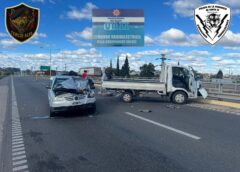 Fuerte choque en Circunvalación y San Martín dejó un automovilista lesionado