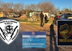 TRES DETENIDOS EN VILLA GOBERNADOR GÁLVEZ TRAS ROBAR UN POSTE DE MADERA DEL PATIO DE UNA VIVIENDA