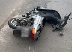GRAVE ACCIDENTE DE TRÁNSITO EN V.G.G.: UN MOTOCICLISTA EN ESTADO CRÍTICO TRAS UNA INTENSA CAÍDA