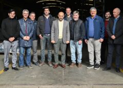 EL INTENDENTE RICCI Y EL MINISTRO PUCCINI VISITARON EMPRESAS DE LA CIUDAD