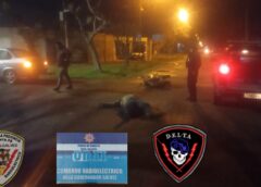 SINIESTRO VIAL EN VILLA GOBERNADOR GÁLVEZ: UN MOTOCICLISTA TRASLADADO AL HOSPITAL GAMEN.