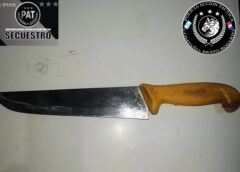 DETENIDO POR ATACAR A SU PAREJA CON UN CUCHILLO DE CARNICERO EN UN CASO DE VIOLENCIA DE GÉNERO
