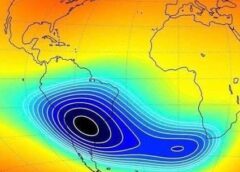 ANOMALÍA MAGNÉTICA DEL ATLÁNTICO SUR Y NUBES DE TORMENTA.