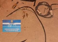 DETENIDO EN VILLA GOBERNADOR GÁLVEZ TRAS ROBAR BRONCE Y CABLES DE LOS TECHOS
