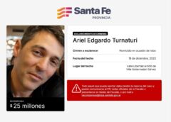 *PROVINCIA ACTUALIZÓ A $ 25 MILLONES LA RECOMPENSA PARA ESCLARECER EL CRIMEN DE ARIEL TURNATURI *