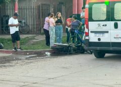 CHOQUE Y TRASLADO AL GAMEN: ACCIDENTE VIAL EN VGG