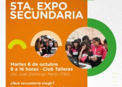 ESTE MARTES SE LLEVARÁ ADELANTE UNA NUEVA EDICIÓN DE LA EXPO SECUNDARIA
