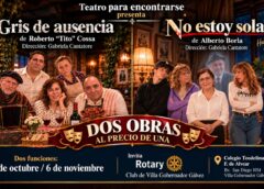 NOCHE DE TEATRO EN VILLA GOBERNADOR GÁLVEZ: DOS OBRAS, UNA MISMA FUNCIÓN Y UN GRAN OBJETIVO SOLIDARIO